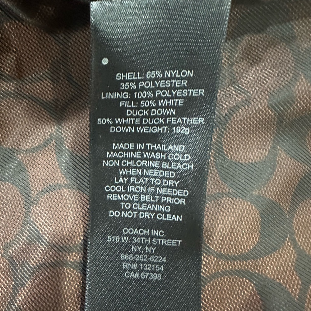Coach Puffer Jacket - Picture 5 of 5